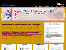 Tablet Screenshot of climatitzacions.com